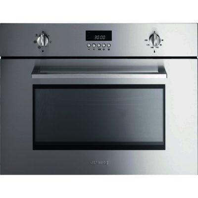 Smeg SC445MCX1 Cucina Combact Built In Combi Microwave in Stainless Steel